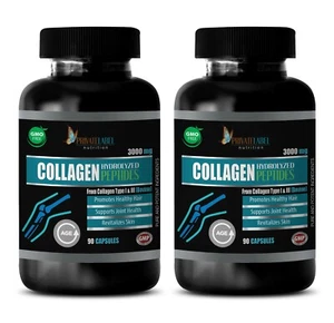 skin and joint support vitamins - COLLAGEN PEPTIDES - anti aging formula 2 BOTTL - Picture 1 of 12