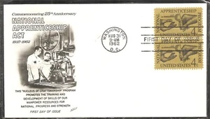 US Scott # 1201 Aprenticeship FDC. Fleetwood Cachet. - Picture 1 of 1