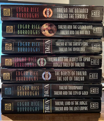 Edgar Rice Burroughs Tarzan Classic Delray books Lot of 7 books  Foto 1 de 4