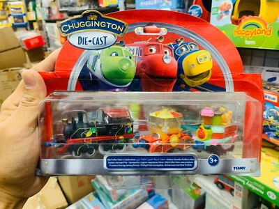 2010 Chuggington Toy Train Die-Cast Old Puffer Peter's Celebration Engine New - Image 1 of 2