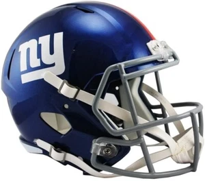 Football Riddell New York Giants Full Size Revolution Speed Replica Helmet Royal - Picture 1 of 3