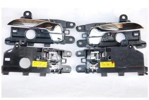 Chrome Door Inside Handle 4PC for 2014 2015 2016 2017 2018 KIA Forte - Picture 1 of 1