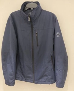Tech by TUMI Jacket Men' M Blue Long Sleeve Full Zip Water Resistant Windbreaker - Picture 1 of 12