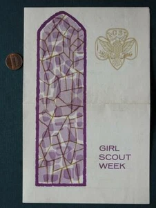 1963 Girl Scouts of America Week St. Francis Xavier School play program SCARCE-- - Picture 1 of 1