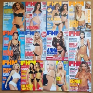12x FHM 2002 komplett Jahrgang Hefte 15-26 For Him Magazin Girls Männermagazin - Bild 1 von 1