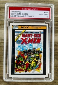 1990 IMPEL Marvel Most Valuable Comics 🔥 GIANT-SIZE X-MEN #132 GEM 💎 MINT 10!! - Bild 1 von 2