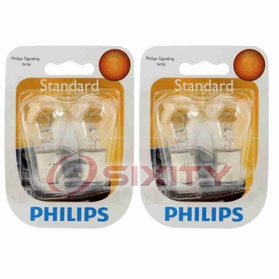 2 pc Philips Back Up Light Bulbs for Toyota 4Runner Pickup 1984-1989 kg - Image 1 of 4