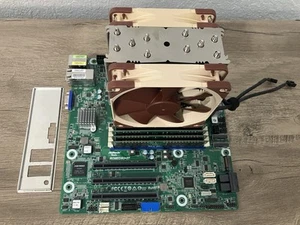 Asrock ROMED8U-2T 10GBe MATX + AMD EPYC 7443P CPU + 512GB RAM + Noctua Cooler - Photo 1/4
