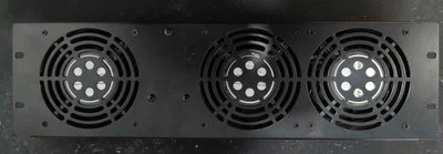 3U Rack Mounted Cooling Panel System with 3 Fans - Image 1 of 4