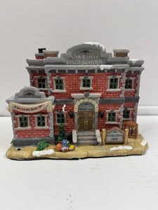 Lemax Carole Towne 2011 Lighted Christmas Village Oak Valley High School Rare - Picture 1 of 8