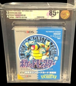 VGA 85+ Pocket Monsters Pokemon Blue Japanese 2016 Graded DS JPN SEALED New
