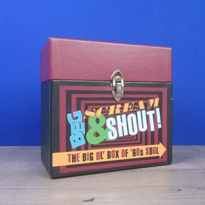 Beg, Scream & Shout Big Ol' Box of '60s Soul w/ Cards, CDs Rhino Records Box '97 - Foto 1 di 3