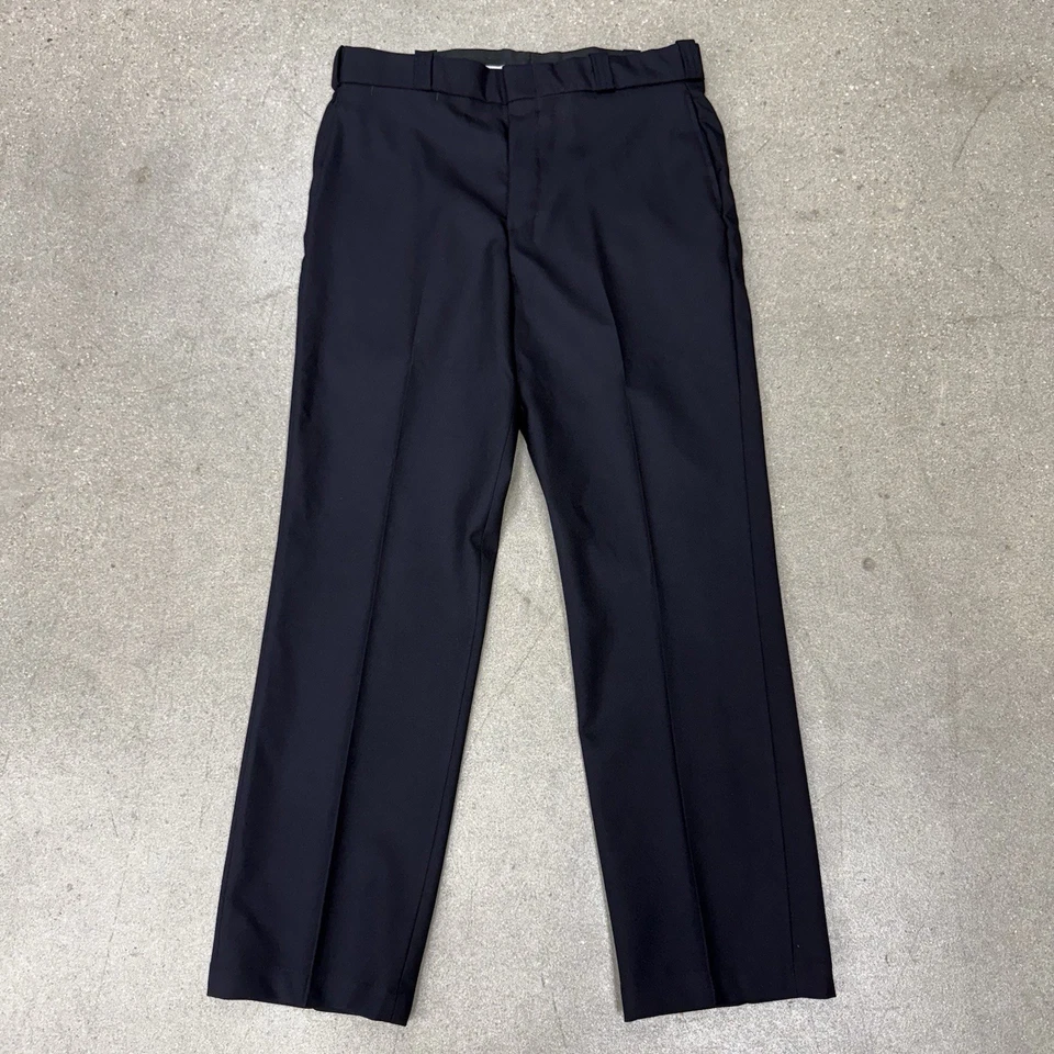 Pantalones de uniforme de lana negros Elbeco 38R (36x36) oficiales de policía LAPD especificaciones RN25214 Foto 1 de 4