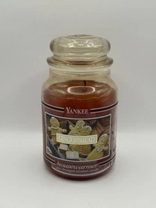 NUEVO Yankee Candle PAN DE JENGIBRE calentador de casa grande BANDA NEGRA aroma original RARO - Imagen 1 de 11