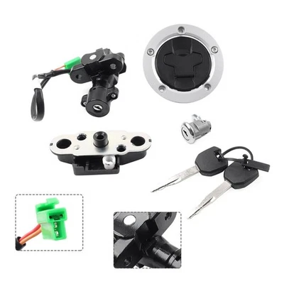 Juego de llaves de tapa del tanque de combustible interruptor de encendido para Suzuki GSX250R 2018-2022 Foto 1 de 4