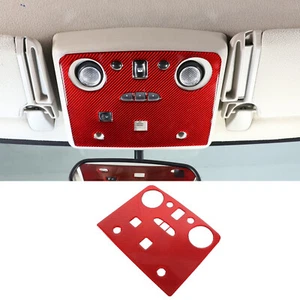 Red Carbon Car Overhead Reading Light Frame Sticker Trim For Hummer H2 2003-2007 - Picture 1 of 18