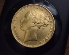 1875 Full Gold Sovereign Sydney Mint