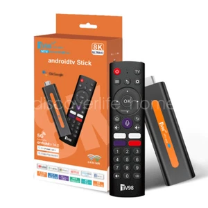 8K HD Smart TV Stick Android 14 2GB+16GB 2.4G&5G Dual Wifi BT5.0 Media Player US - Picture 1 of 24