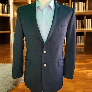 Chester Barrie Blazer 44R 54it Mohair Wool Tonal Dual Vent Made In Italy - Picture 1 of 21