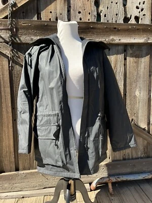 Impermeable vintage de vinilo negro Wippette talla S para mujer Foto 1 de 4