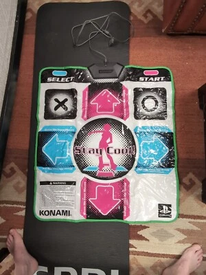 Konami DANCE PAD for DDR Dance Dance Revolution "Stay Cool" PS2 RU041 - Image 1 of 4
