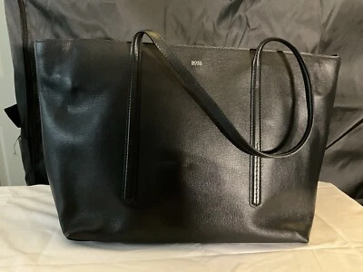 Кожаная сумка-тоут Hugo Boss - Изображение 1 из 4