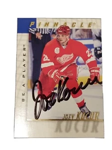 Joe Kocur Signed Detroit Red Wings Hockey Card - Picture 1 of 4