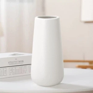 Ceramic Vases - 8 Inch Minimalism Style Flower Vase, Elegant Vase for Mantel,... - Picture 1 of 6