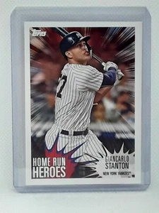 Giancarlo Stanton 2019 Topps Baseball Stickers #188 HR Heroes - New York Yankees - Picture 1 of 2