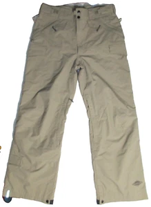 NEW Columbia Snow Pants Cargo Ski Pant Omni Tech Trick Eagle Tan Men's Small NOS - Picture 1 of 24