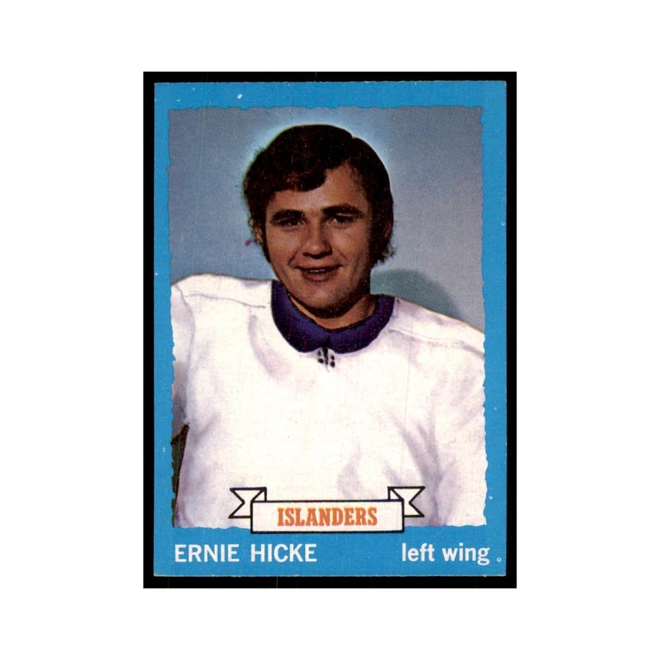 Ernie Hicke 1973 Topps #18 Hockey Cards Hockey Card EX - Image 1 of 3