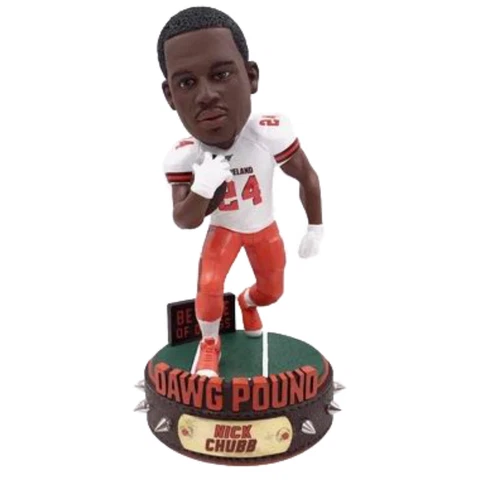 Nick Chubb Cleveland Browns Dawg Pound Series Bobblehead NFL Cover