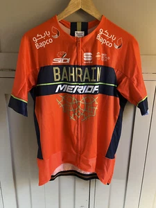 Sportful Bahrain Merida men's cycle jersey | Red/Blue/White | 2XL | - Picture 1 of 7