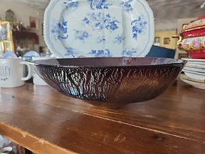 14,1/4" × 4,3/4" Robert W. " Bud" Hurlstone Studio Kunst Glas Schale Ohio 1979 USA - Bild 1 von 13