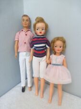 Vintage Ideal Tammy Pepper Dad Family Dolls As Is
