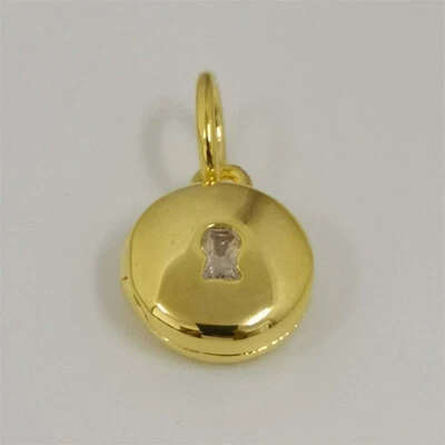 Love Locket Cuelga Dije Pandora Dorado Abrible y Grabable Foto 1 de 4