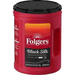 Folgers Dark Roast Gemahlener Kaffee, Schwarze Seide (40,3 Unzen) - Bild 1 von 5