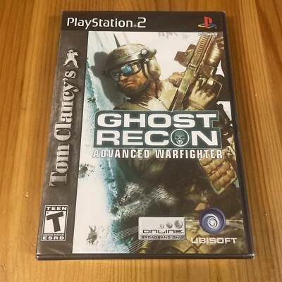 Tom Clancy's Ghost Recon: Advanced Warfighter (Sony PlayStation 2, 2006) PS2 New - Image 1 of 4