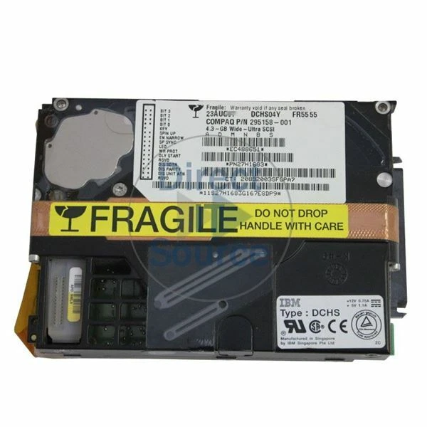 DISCO DURO 295158-001 COMPAQ 4,3 GB ANCHO ULTRA SCSI Foto 1 de 1