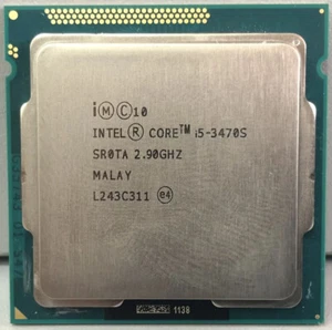 Intel Core i5-3470S 2.9GHz LGA1155 Socket SR0TA Quad Core CPU Processor SR0TA - Picture 1 of 2