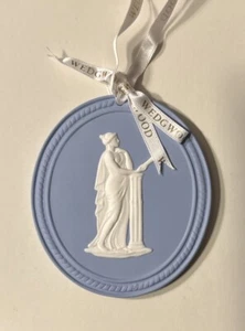 Wedgwood Blue Jasperware 2013 annuale musa decorazione natalizia usato in ottime condizioni - Foto 1 di 3