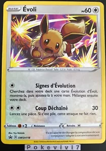Carte Pokemon EVOLI SWSH118 Holo PROMO Epée et Bouclier 6 EB06 FR NEUF - Bild 1 von 1