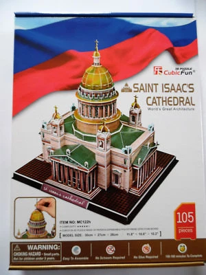 3D Puzzle Saint Isaacs Cathedral / 2.Wahl / B-Ware CubicFun St. Isaak Kathedrale - Bild 1 von 3