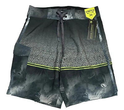 Pantalones Cortos de Baño Para Hombres Elastizados Corrientes Oceánicas Talla 30 Nuevos con Etiquetas Foto 1 de 2