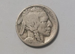 1917 S BUFFALO NICKEL VERY GOOD - Picture 1 of 2