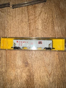 Ministrains Cov Hopper N Scale 4446 F Burlington Car - Picture 1 of 5