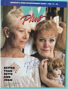Lynn Redgrave Signed Newsday Local TV Guide NY Regional 1991 - Baby Jane Remake - Picture 1 of 4