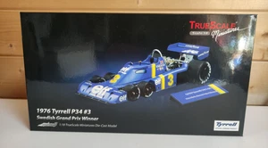 SUPERB Truescale 1976 Tyrrell P34 6 wheeler . 1:18 Scale Diecast Boxed & Signed - Picture 1 of 11