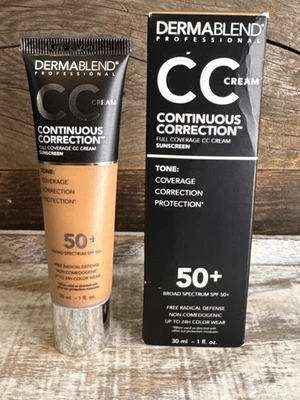 Dermablend Professional CC Cream SPF 50+ Medium To Tan 1 | MSRP = $42 - Image 1 of 3