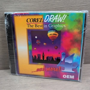 Corel Draw! 4 The Best In Graphics And More OEM CD Brand New - Picture 1 of 1